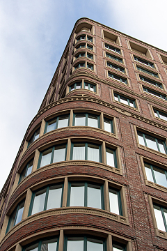 建设高楼城市商业