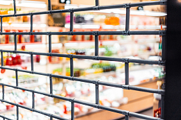 零售店商店网格摄影