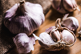 大蒜蒜头特写摄影