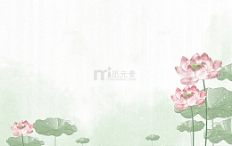 中国风新中式立夏夏天荷花背景夏至小暑大暑图片