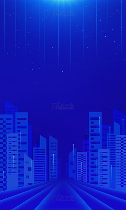 蓝色智慧科技城市