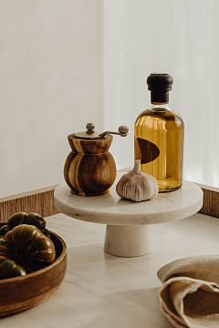 食用油大蒜胡椒食物