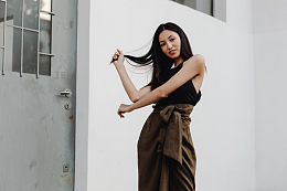 时尚亚洲模特女性