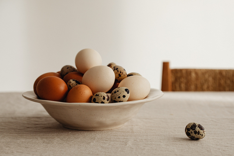 复活节鸡蛋鹌鹑蛋摄影