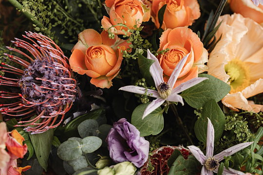 美丽花束插花鲜花