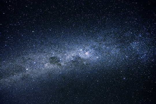 黑暗银河夜晚星星