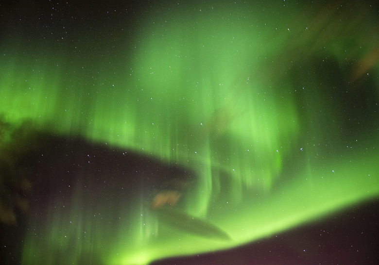 北极光夜空夜景光效摄影