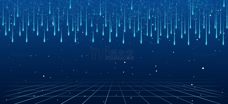 蓝色科技感光效背景