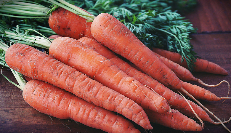 胡萝卜蔬菜天然食品食用健康