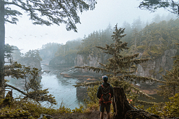 高山景观自然山谷旅行