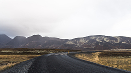 山地高原天空景观自然山谷