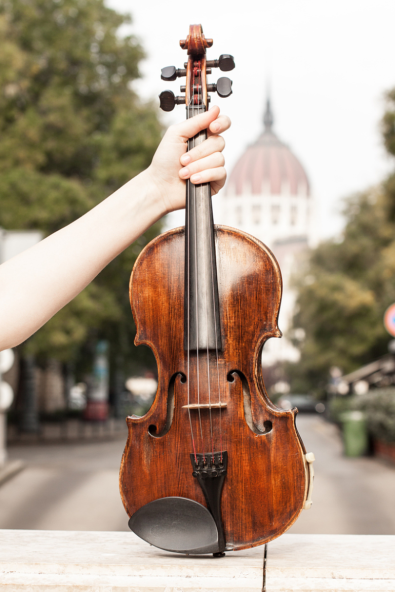 小提琴女性乐器摄影