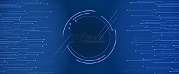 蓝色线条科技感背景