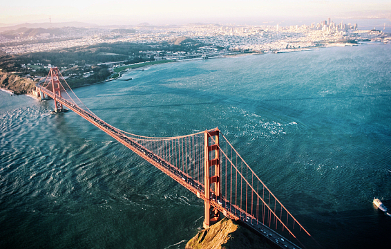 自然景观建筑桥梁海洋海水
