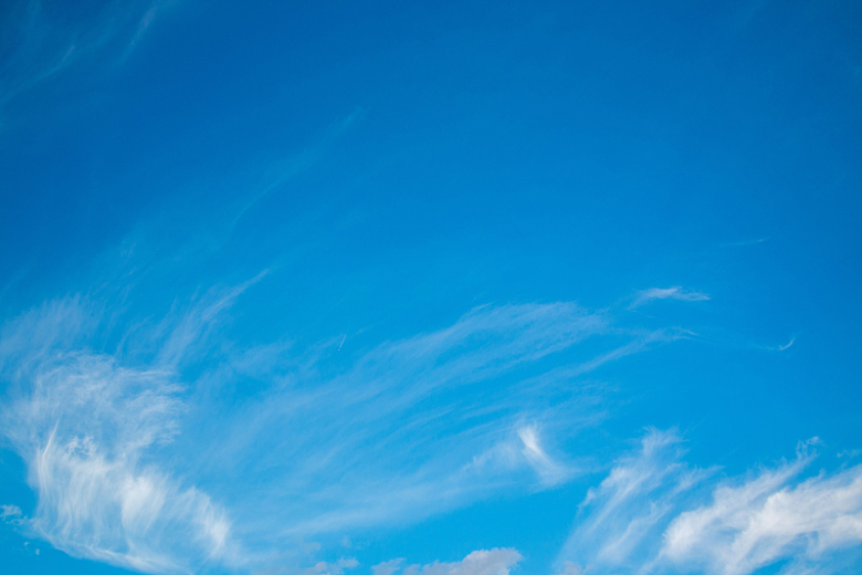 蓝天白云自然景观摄影