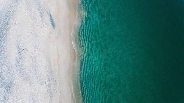 海洋蓝色海浪自然海滩