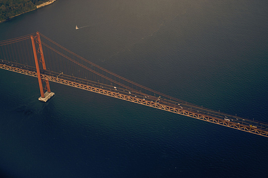 自然水面建筑结构桥梁汽车