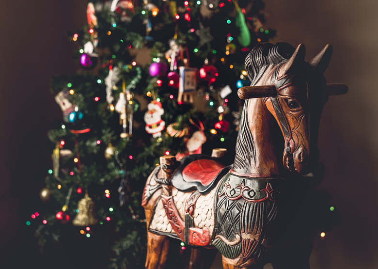 圣诞节圣诞树圣诞装饰马