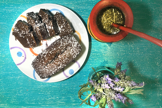早餐巧克力蛋糕食物