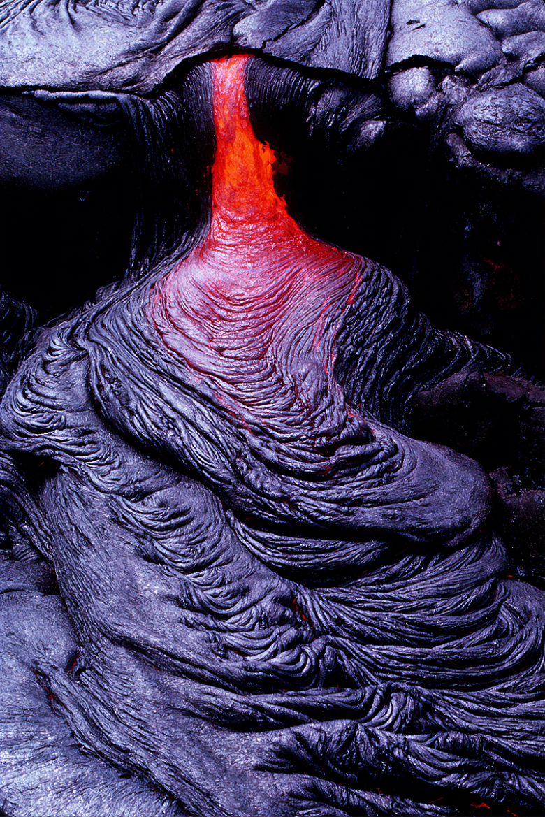 冷却熔岩岩浆摄影