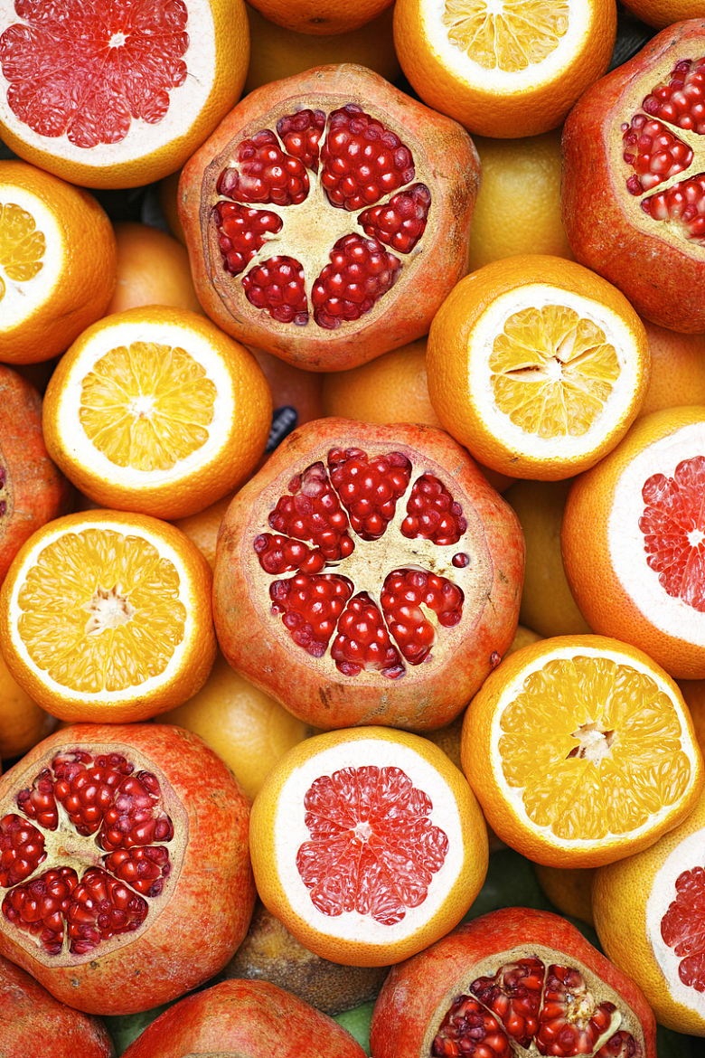 水果石榴橙子葡萄