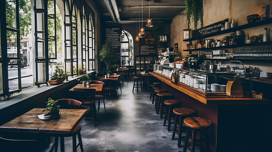 咖啡厅内部照