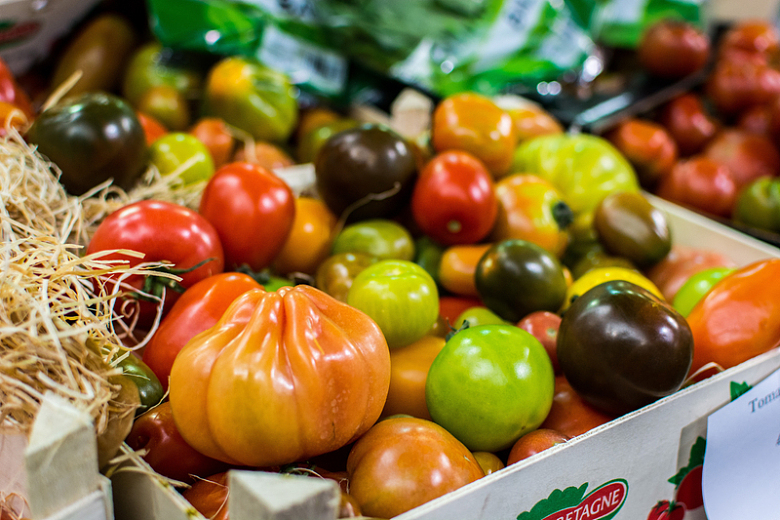 市场西红柿蔬菜摄影
