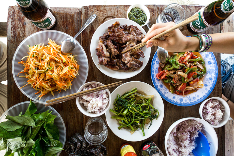 享用新鲜健康的越南乡村美食