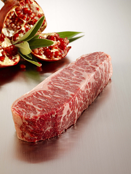 牛排牛肉石榴摄影