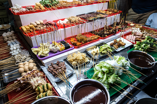 火锅海鲜食物烧烤