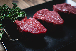 生牛排食物鲜肉摄影