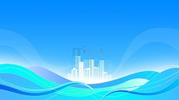 科技城市商务海报背景