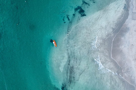 漂浮水面船海洋