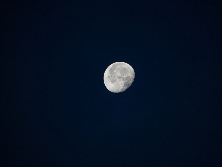 月球月亮夜晚天空摄影