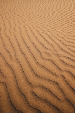 沙地纹路沙漠特写