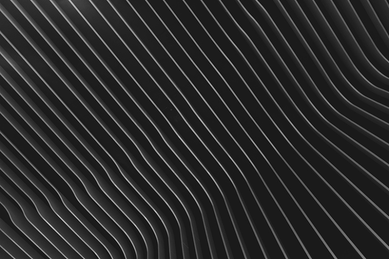 波浪线的黑白抽象背景