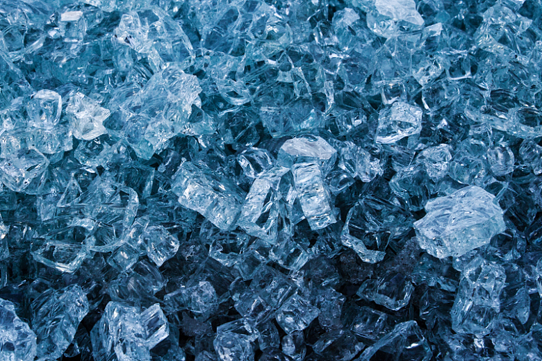 水晶玻璃结晶冰块摄影