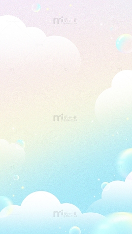 弥散风梦幻泡泡背景