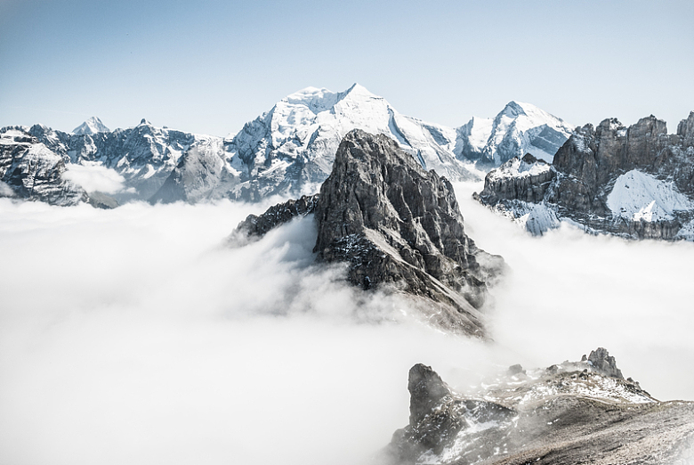 阿尔卑斯山风景照片