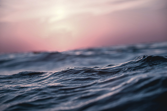 海浪波浪水面摄影自然