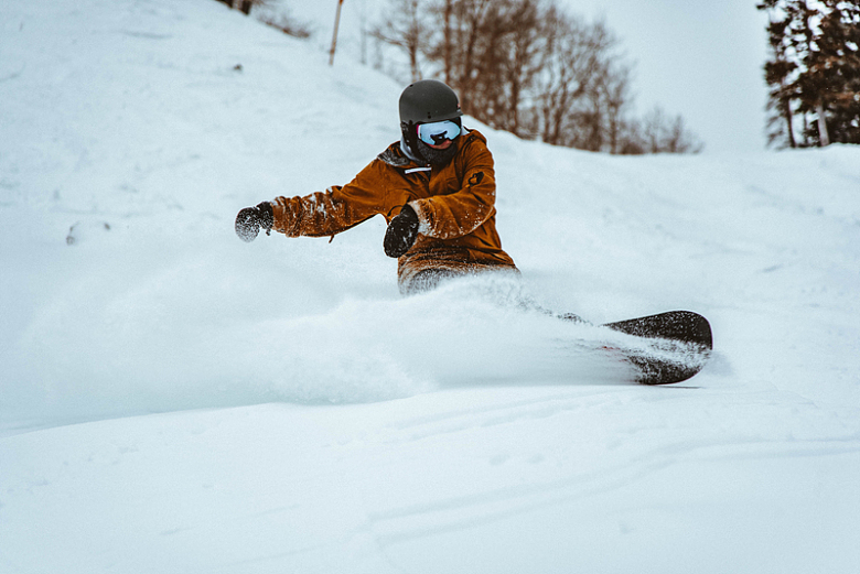 滑雪板滑雪人物摄影