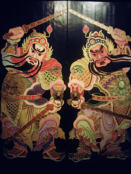 华丽门神图片