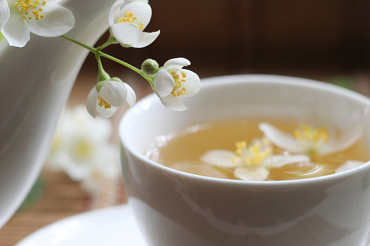 新鲜花茶