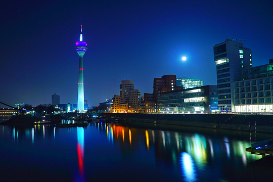 杜塞尔多夫夜景