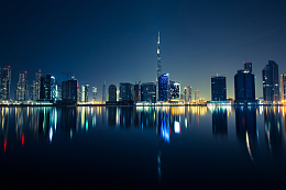 城市灯光夜景