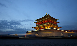 西安钟楼夜景