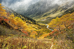 秋季山谷