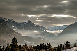 群山风景