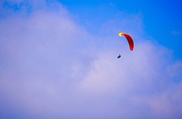 高空滑翔伞极限运动