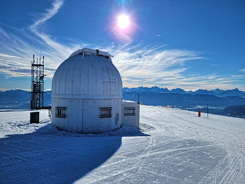 冬季野外滑雪场